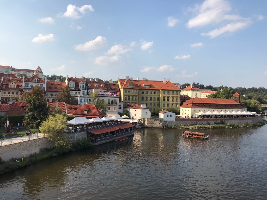 Red roofs in Prague
